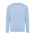 Iqoniq Etosha lightweight recycled cotton crew neck, sky blue