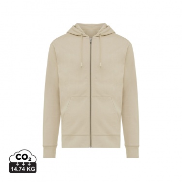 Logotrade advertising product image of: Iqoniq Abisko recycled cotton zip through hoodie