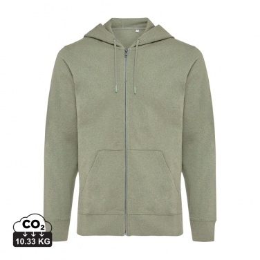 Logo trade promotional item photo of: Iqoniq Abisko recycled cotton zip through hoodie