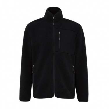 Logo trade corporate gift photo of: Iqoniq Diran recycled polyester pile fleece jacket