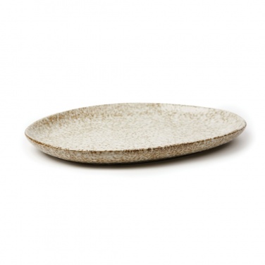 Logo trade promotional merchandise image of: VINGA Nuvem stoneware serving plate