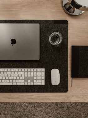 Logo trade promotional products image of: VINGA Albon GRS recycled felt desk pad