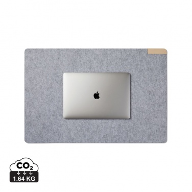 Logotrade promotional giveaways photo of: VINGA Albon GRS recycled felt desk pad