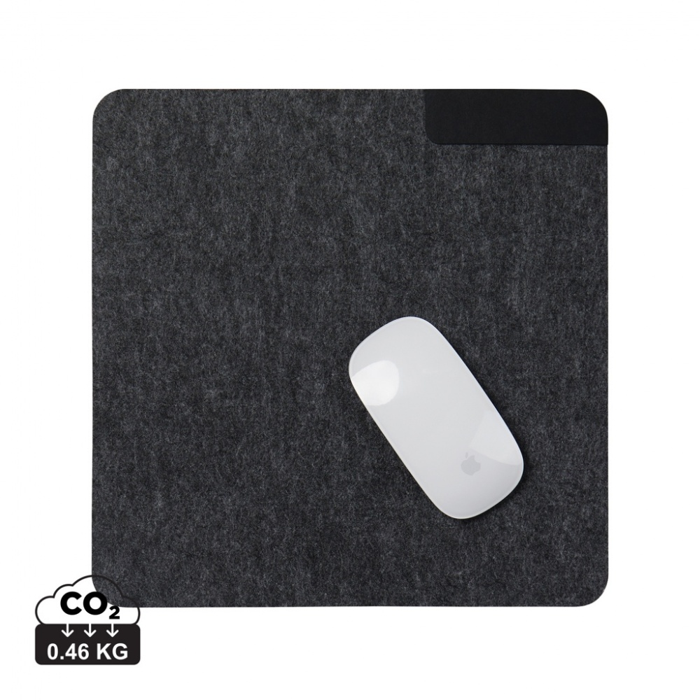 Logo trade business gift photo of: VINGA Albon GRS recycled felt mouse pad