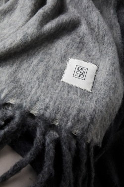 Logotrade promotional item picture of: Vinga Saletto wool blend blanket