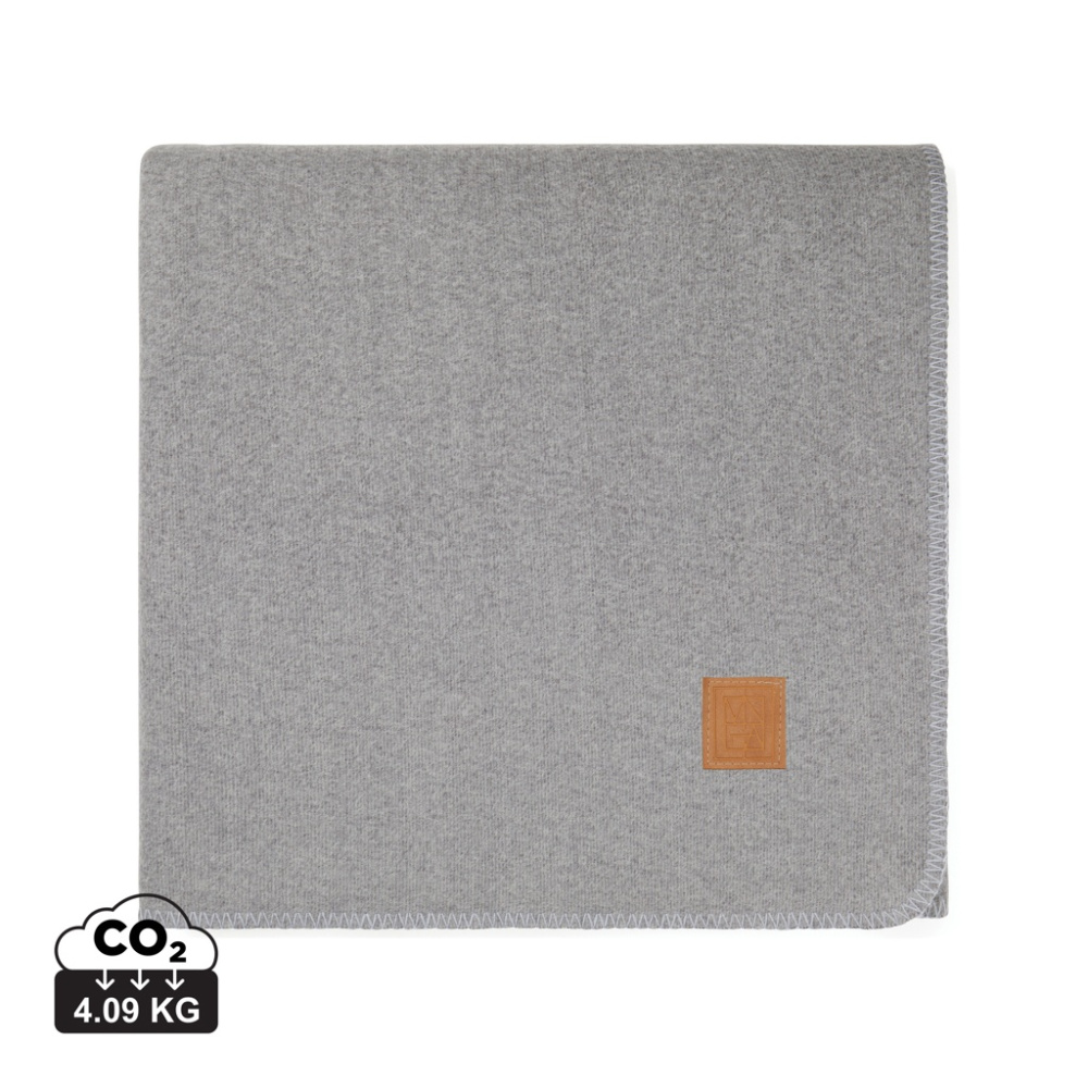 Logo trade promotional merchandise image of: VINGA Moulton GRS RPET blanket