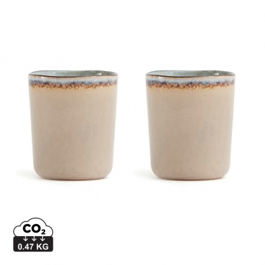 Logo trade promotional product photo of: VINGA Nomimono stoneware mug, 2 pcs set