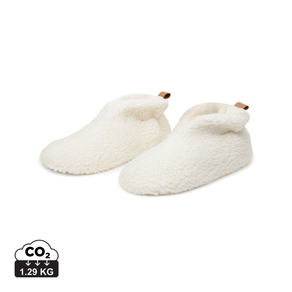 Logo trade promotional giveaways picture of: VINGA Santos RCS recycled pet cosy slippers