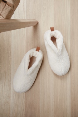 Logo trade business gifts image of: VINGA Santos RCS recycled pet cosy slippers