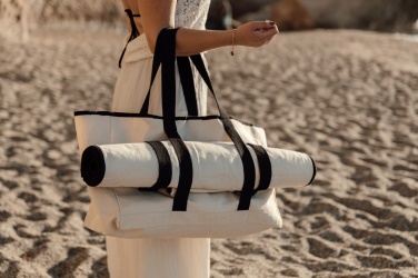 Logotrade corporate gifts photo of: VINGA Volonne AWARE™ recycled canvas beach bag