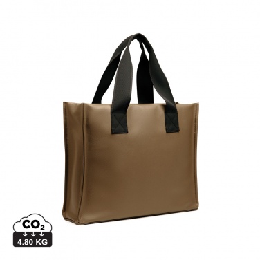 Logo trade promotional items image of: VINGA Bermond RCS recycled PU tote bag