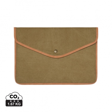 Logotrade promotional merchandise image of: VINGA Bosler GRS recycled canvas 14" laptop sleeve