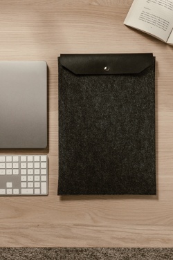 Logo trade advertising product photo of: VINGA Albon GRS recycled felt 17" laptop sleeve