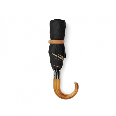Logo trade promotional gifts image of: VINGA Bosler AWARE™ recycled pet 21" foldable umbrella