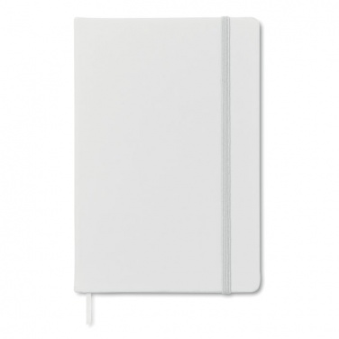 Logo trade promotional products image of: A5 notebook 96 plain sheets