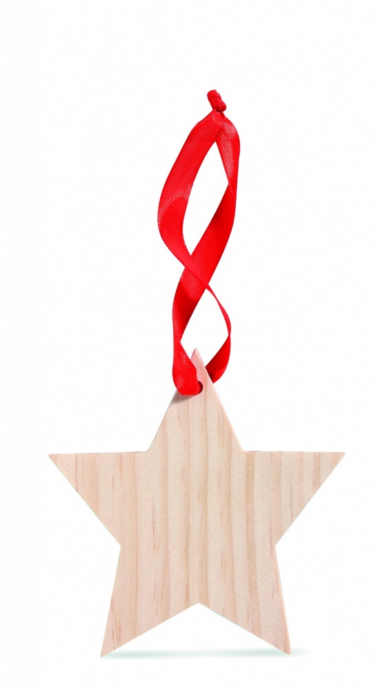 Logotrade promotional item picture of: Star shaped hanger