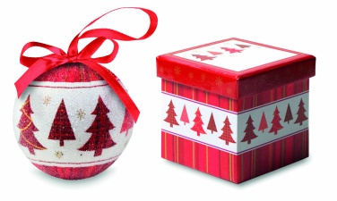 Logo trade promotional gifts picture of: Christmas bauble in gift box