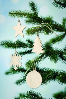 Logotrade promotional gifts photo of: Snowflake Tree hanger