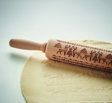 Logotrade promotional giveaways photo of: Christmas pastry wooden rolling
