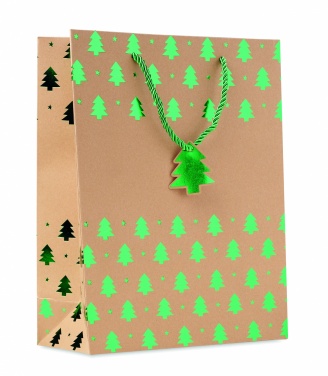 Logotrade promotional item picture of: Gift paper bag with pattern