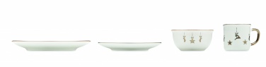 Logotrade business gifts photo of: 4 piece ceramic place setting