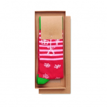 Logotrade promotional merchandise picture of: Pair of Christmas socks M