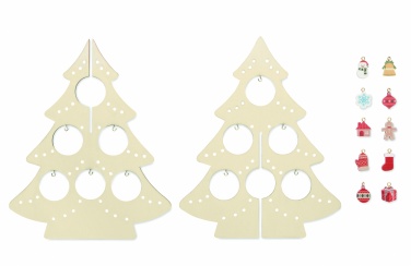Logo trade promotional items picture of: Wooden Xmas tree decoration