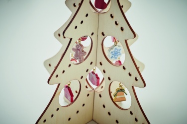 Logotrade business gifts photo of: Wooden Xmas tree decoration