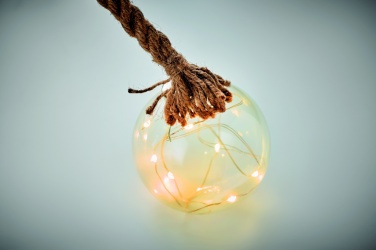 Logo trade promotional items image of: Glass bauble LED light
