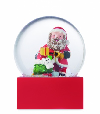 Logo trade promotional gifts image of: Snow ball glass ornament