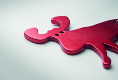 Logo trade promotional giveaways image of: Recycled aluminium key ring Pori
