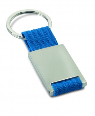 Logo trade advertising products image of: Metal rectangular key ring Espoo