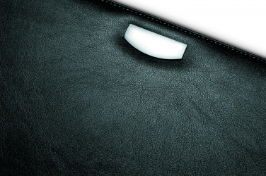 Logo trade promotional products image of: PU portfolio w/ 20 pages bloc