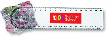 Logo trade promotional products image of: Ruler with magnifier