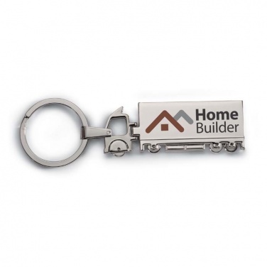 Logotrade corporate gift image of: Truck metal key ring Oulu