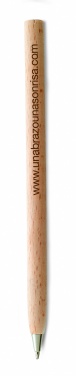 Logotrade promotional item image of: Wooden ball pen
