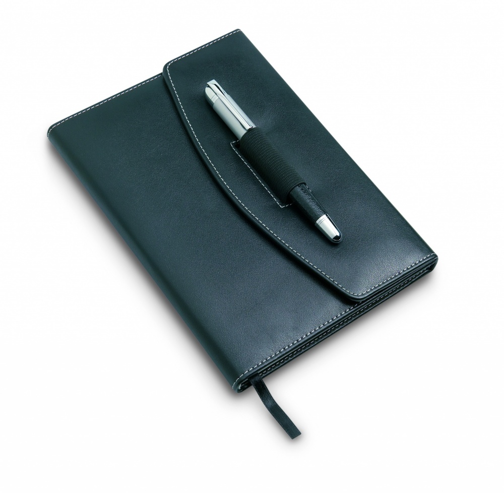 Logotrade promotional giveaway image of: A5 notebook portfolio with pen