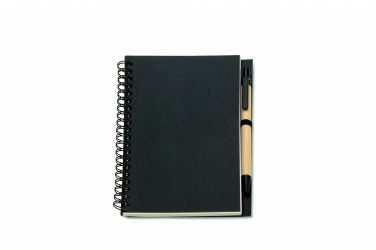 Logotrade promotional giveaway image of: B6 Recycled notebook with pen