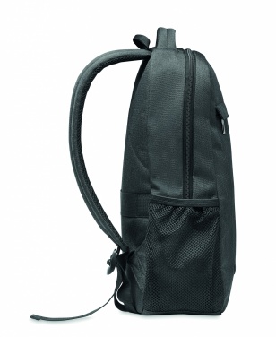 Logo trade business gifts image of: 600D RPET laptop backpack