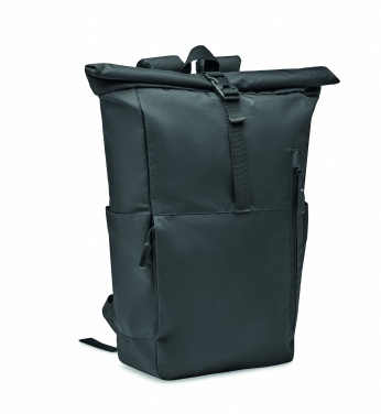 Logotrade corporate gift picture of: 300D RPET rolltop backpack
