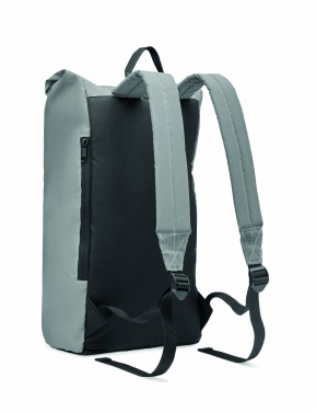 Logo trade promotional merchandise image of: Reflective Rolltop backpack