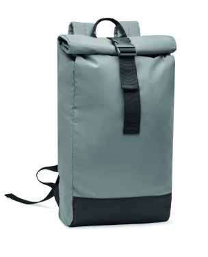Logotrade promotional gift picture of: Reflective Rolltop backpack