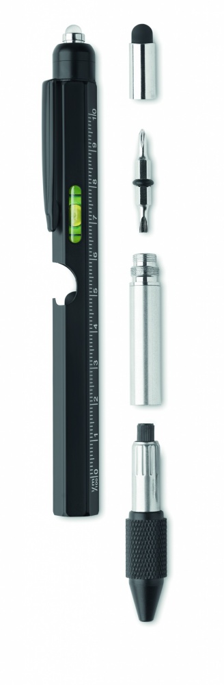 Logotrade corporate gifts photo of: Spirit level pen with ruler