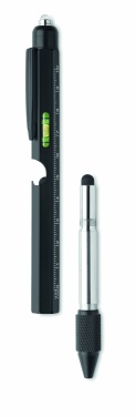 Logo trade promotional giveaway photo of: Spirit level pen with ruler