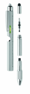 Logotrade promotional giveaway picture of: Spirit level pen with ruler