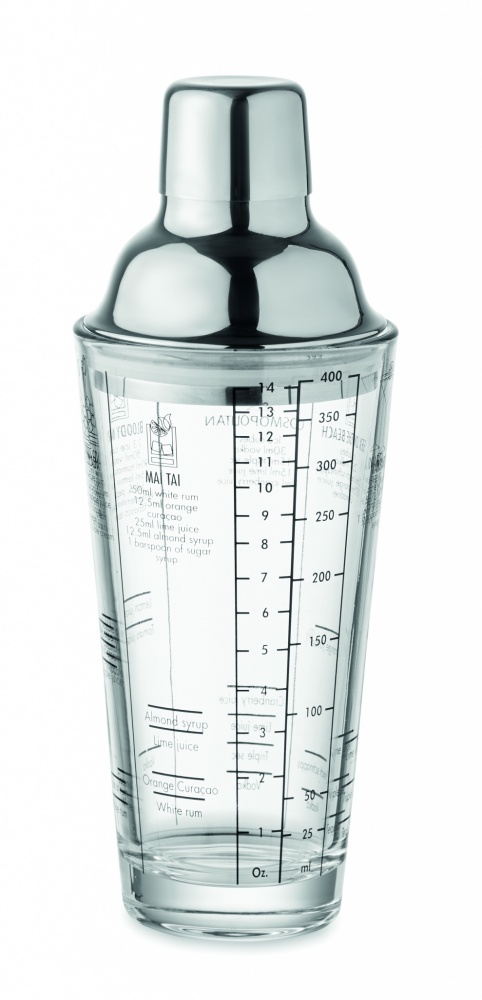 Logotrade business gifts photo of: Glass cocktail shaker 400 ml