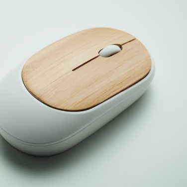 Logotrade promotional gift image of: Wireless mouse in bamboo