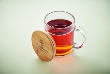 Logo trade promotional giveaways image of: Recycled glass mug 300 ml