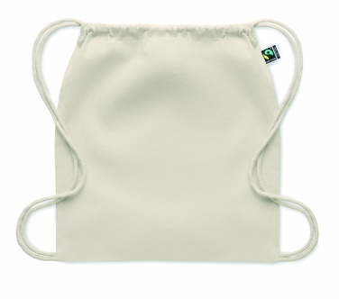 Logo trade promotional product photo of: Drawstring bag Fairtrade