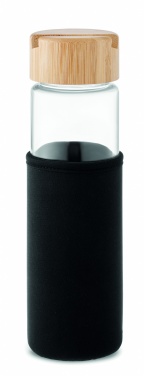 Logotrade promotional merchandise photo of: Glass bottle bamboo lid 600ml